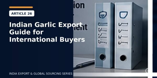 Indian Garlic Export Guide for International Buyers Indian Garlic Export Guide for International Buyers